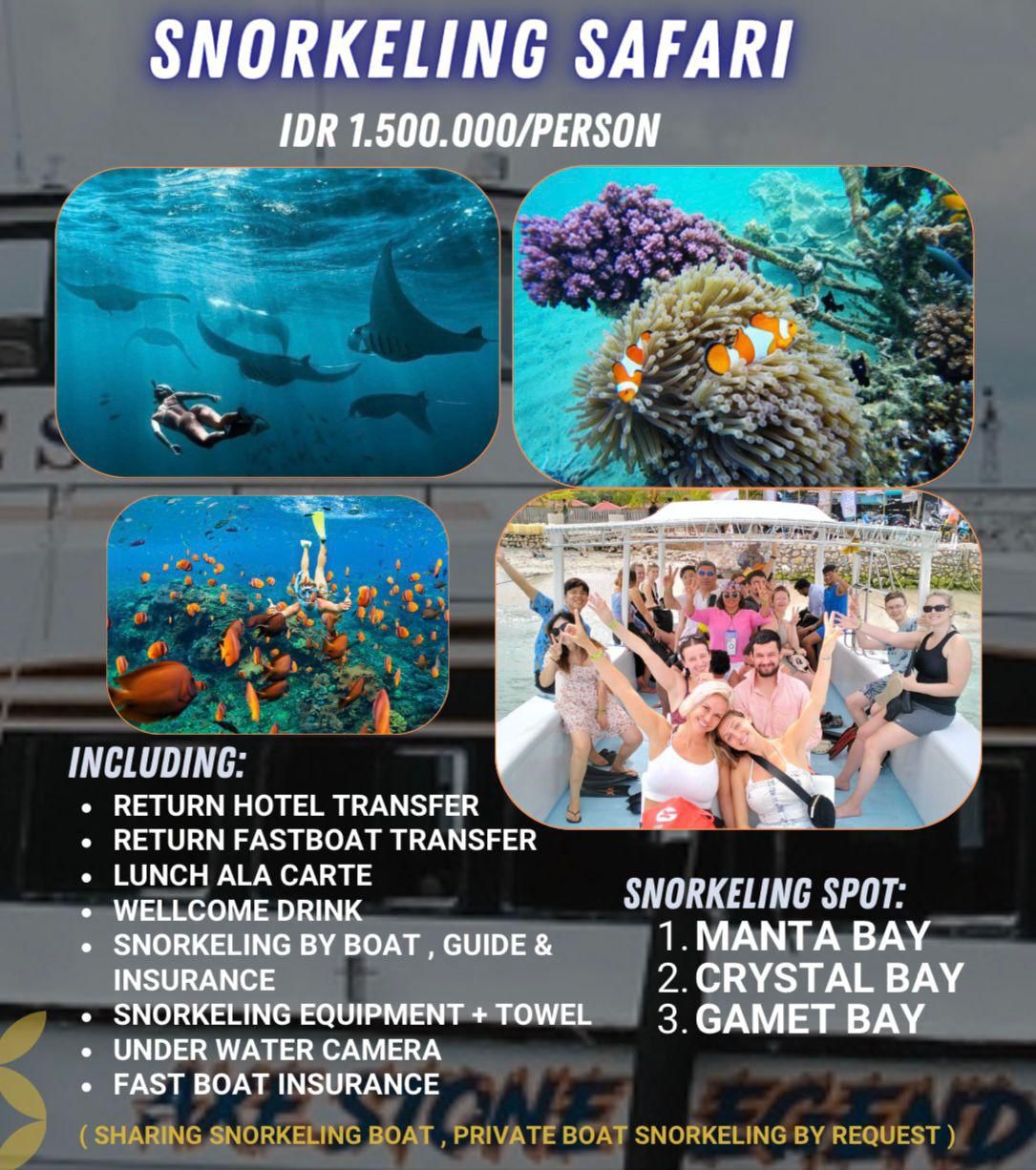One Day Tour (Snorkeling Safari)