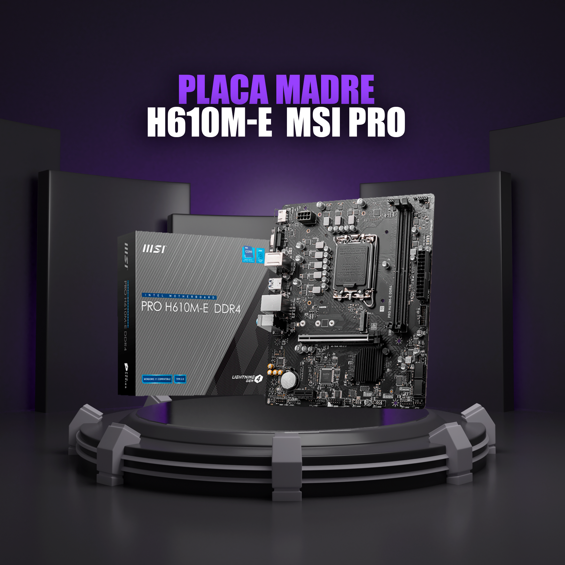 Placa madre H610M-E MSI PRO