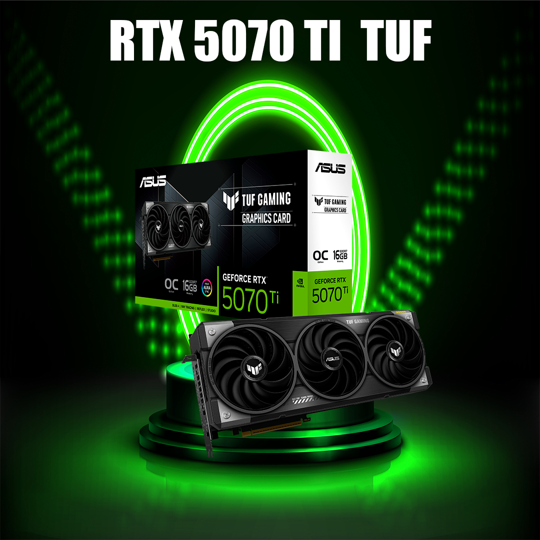 Tarjeta gráfica ASUS RTX 5070 Ti TUF