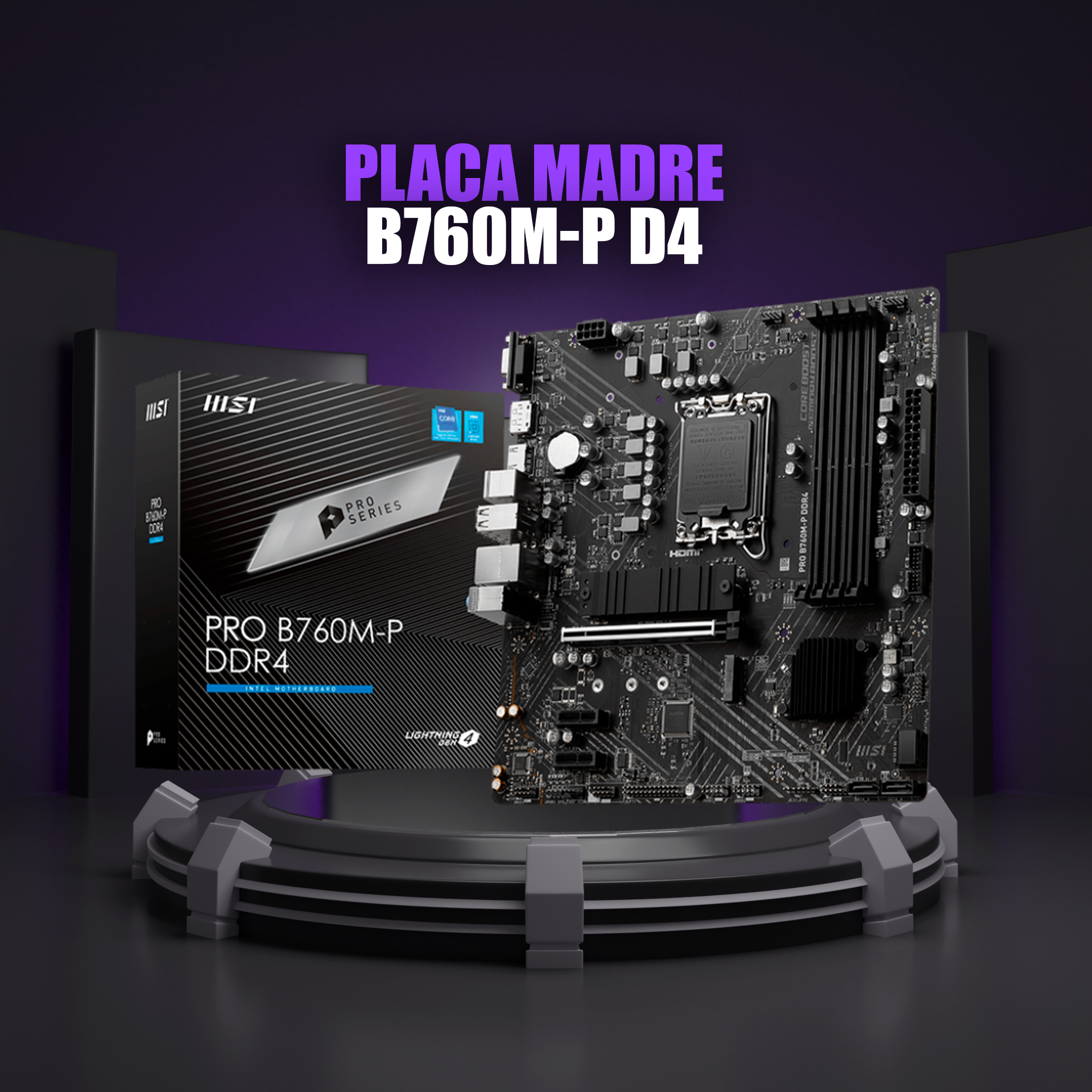 Placa madre B760M-P D4