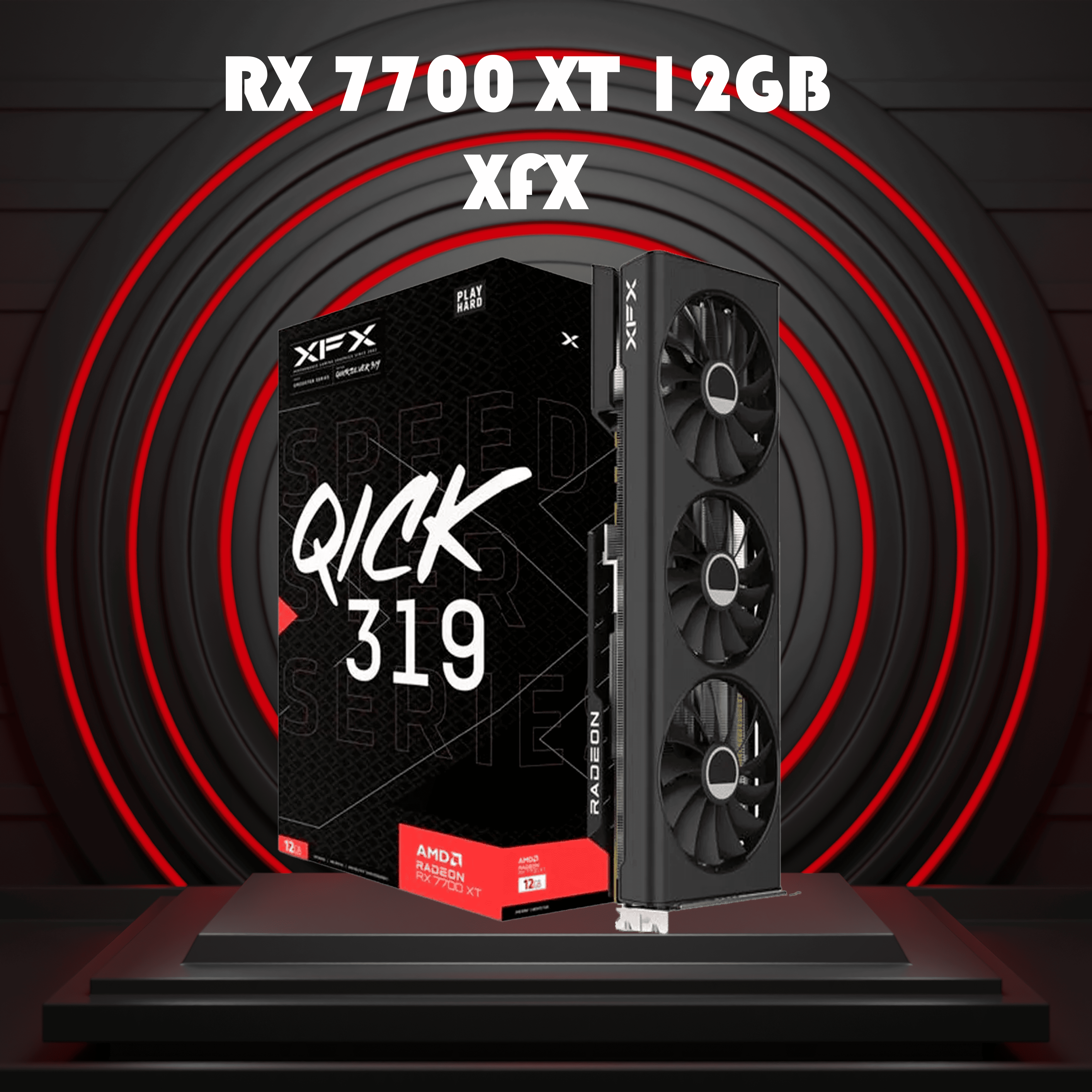 Tarjeta gráfica XFX RX 7700 XT 12GB