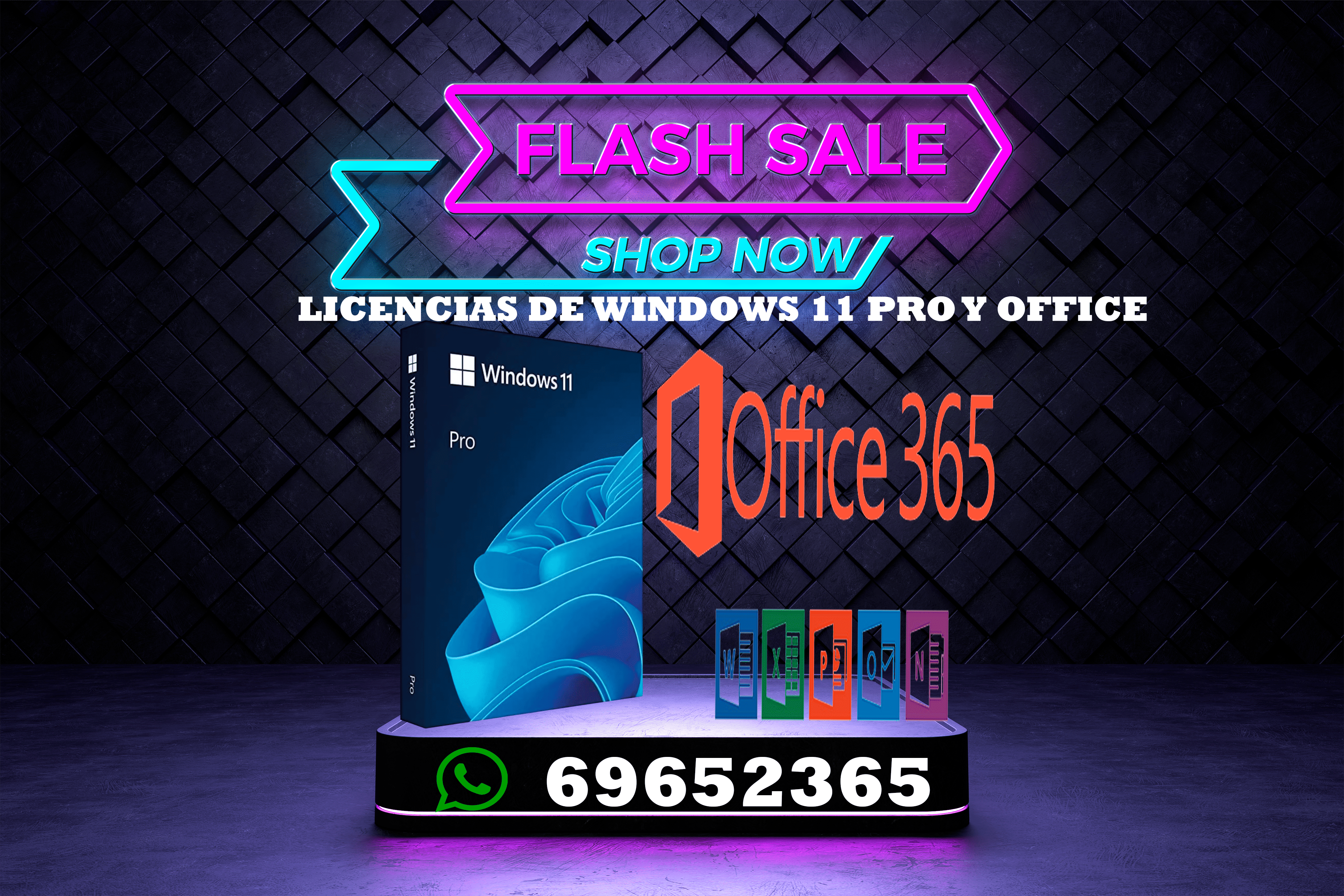 Licencias de Windows 11 Pro y Office 365