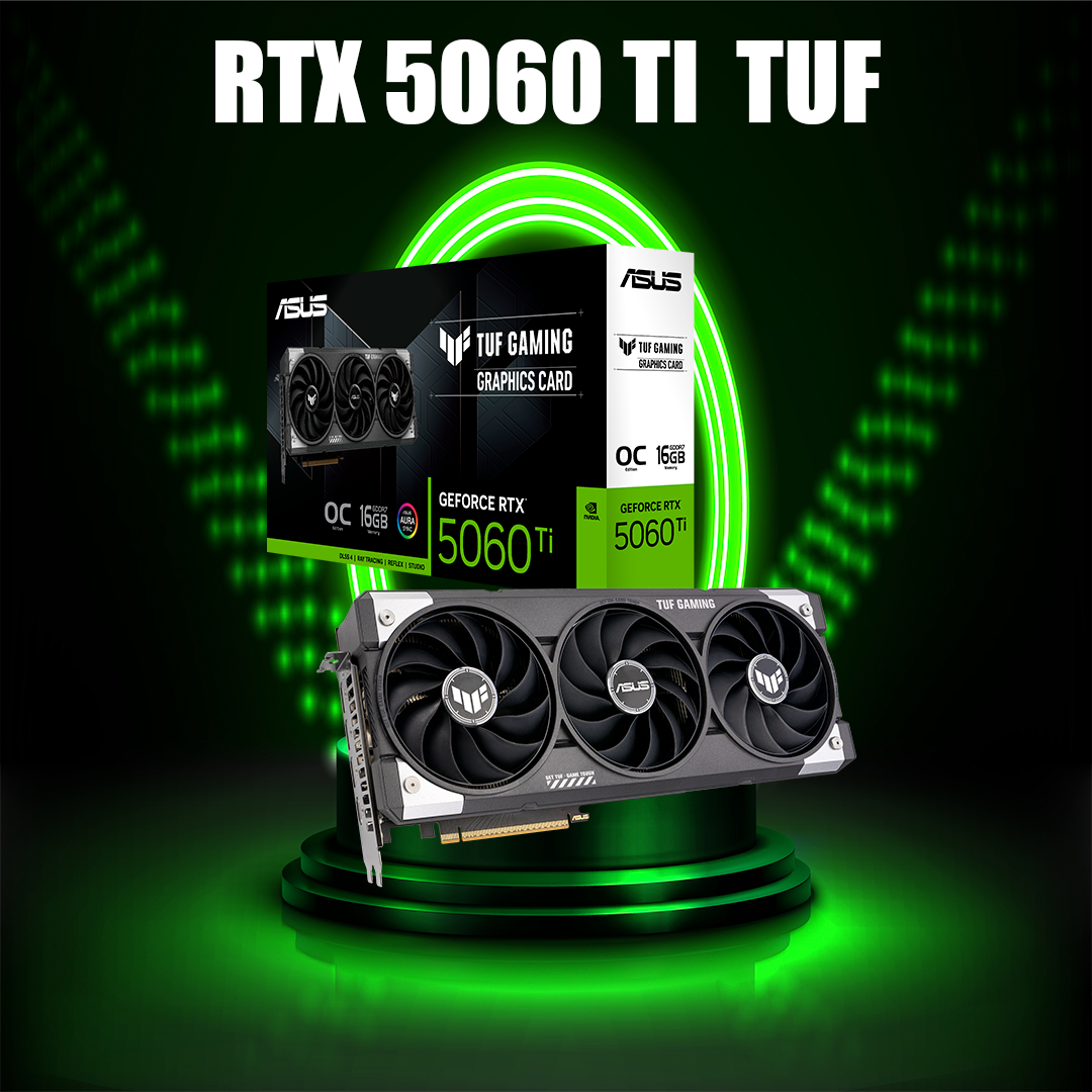 Tarjeta gráfica ASUS RTX 5060 Ti TUF