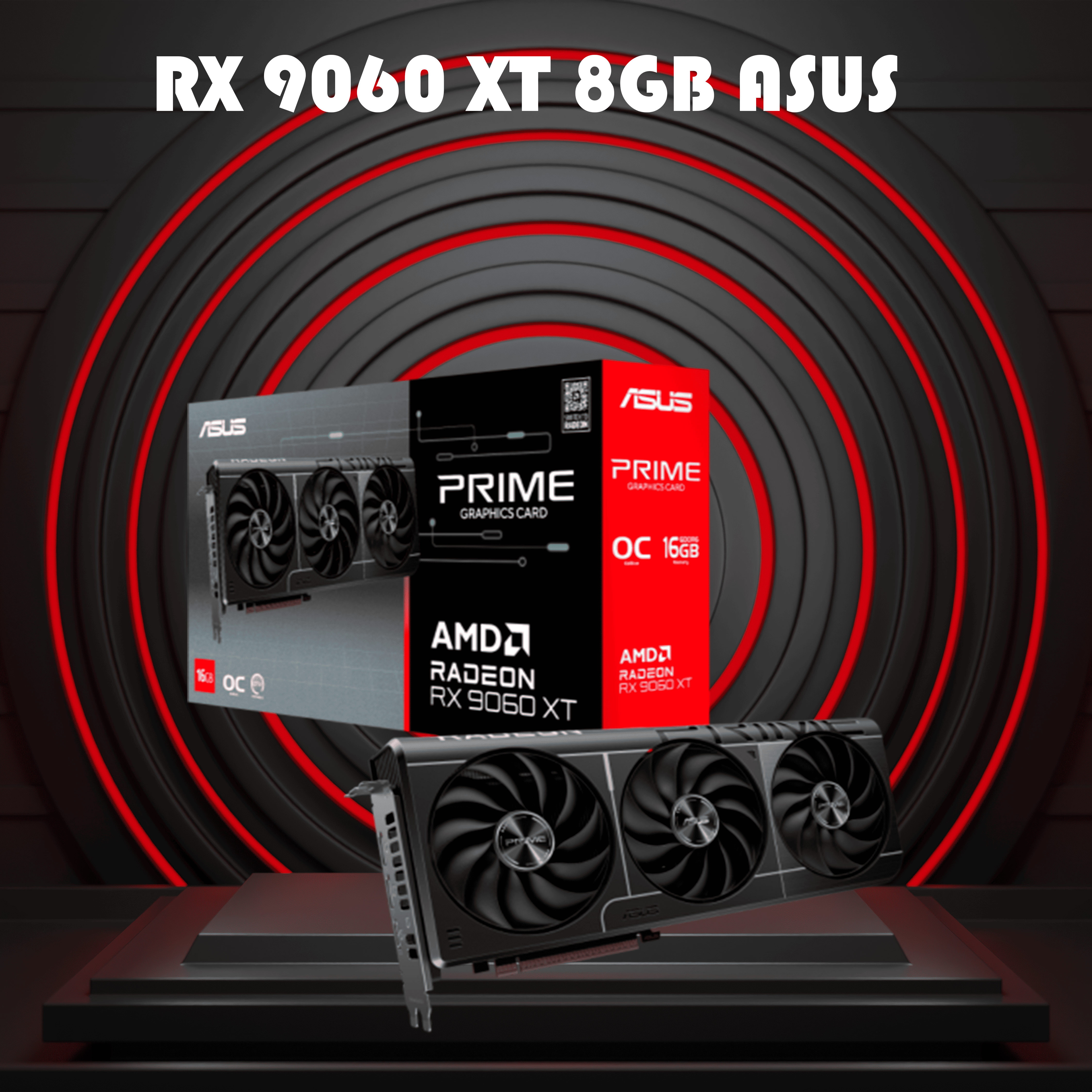 Tarjeta gráfica RX 9060 XT 8GB Asus