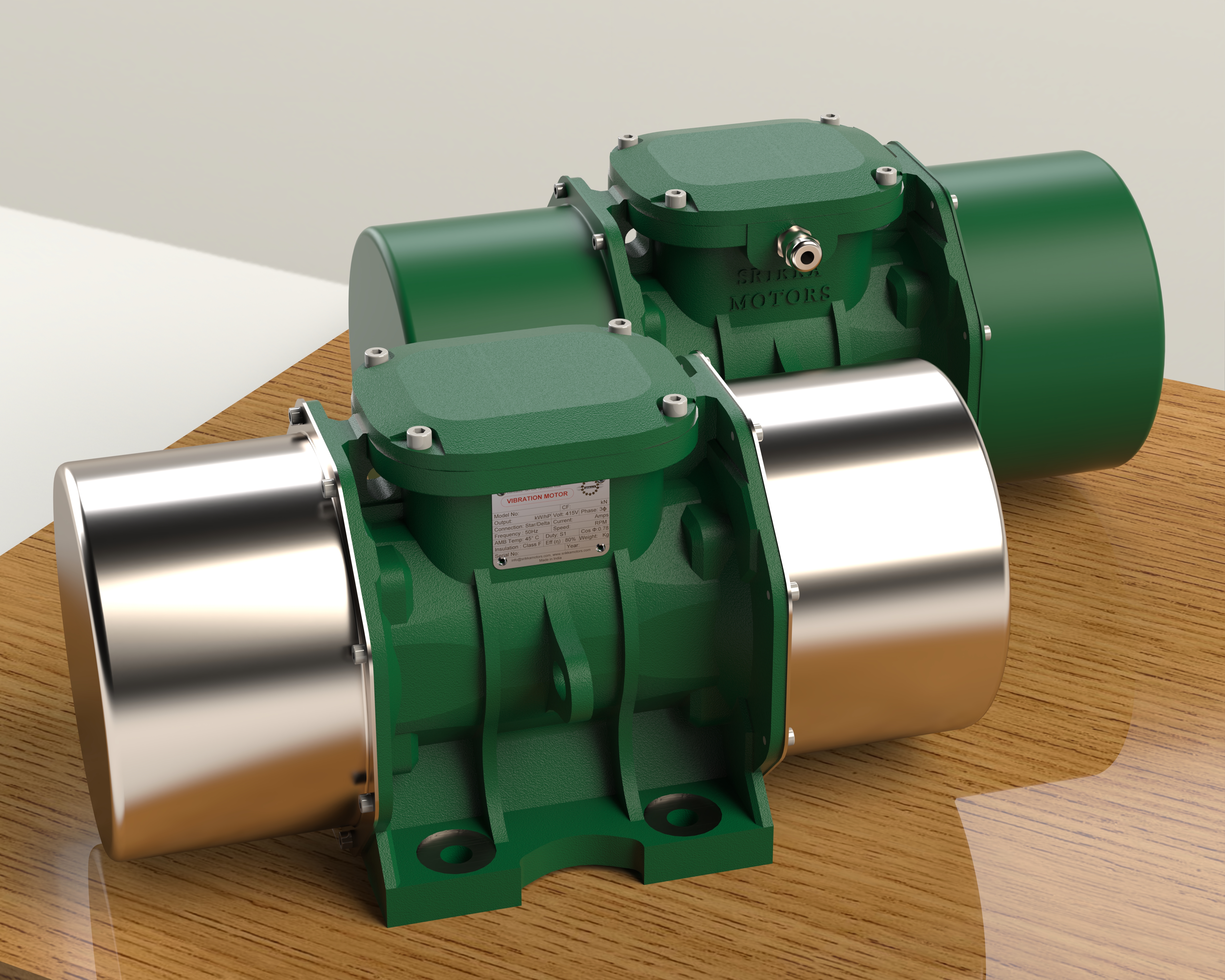 0.93 kW / 1.25 hp Industrial Vibrator
