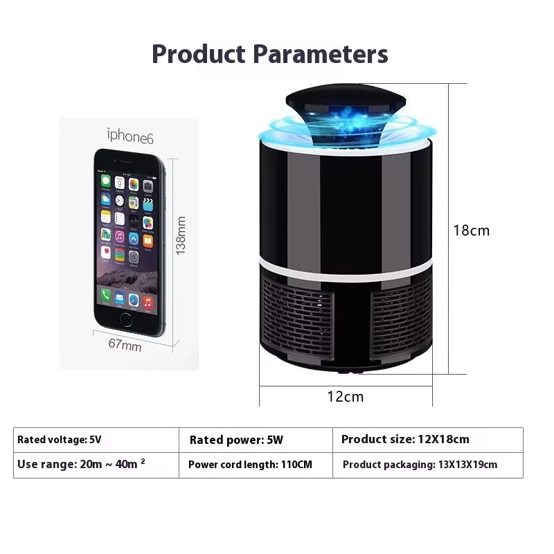 Mute mosquito killer lamp 