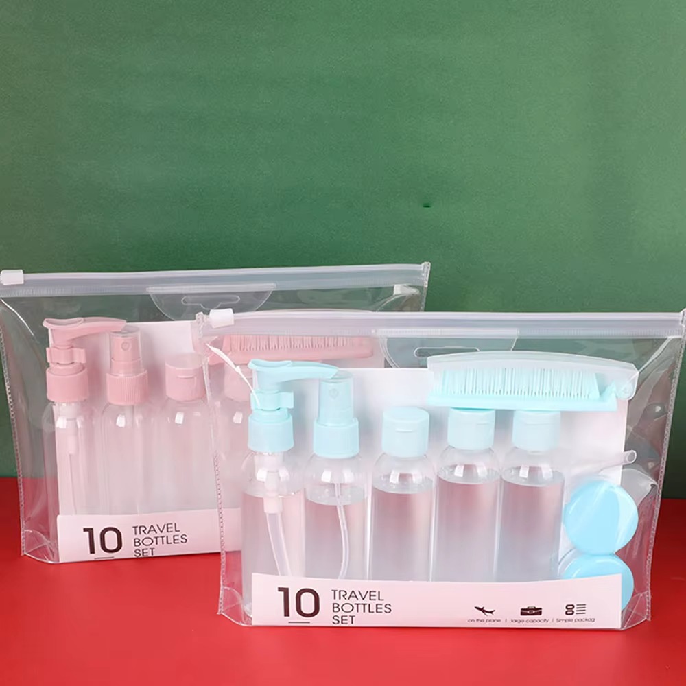 10 Pcs Travel Bottle Set