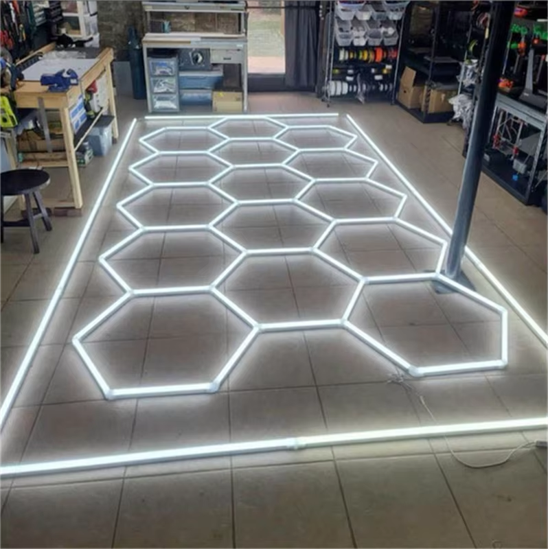 Led hexagon light