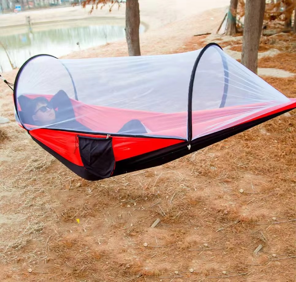 Hanging Hammock With Mosquito Net
