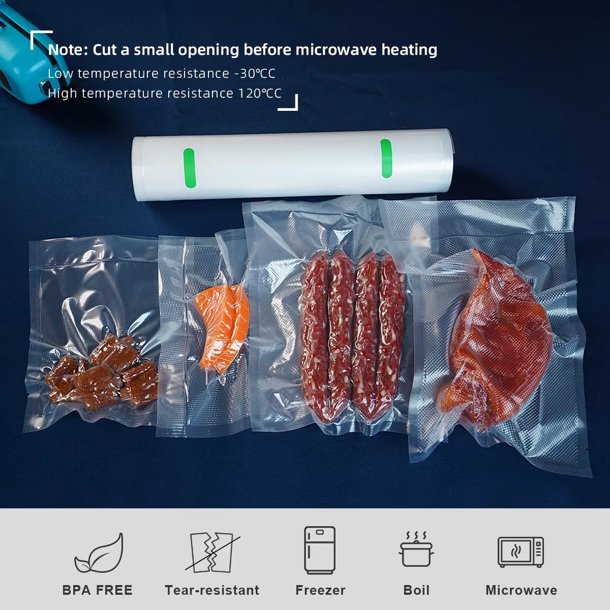 Foods Vacuum Bags (50pcs)