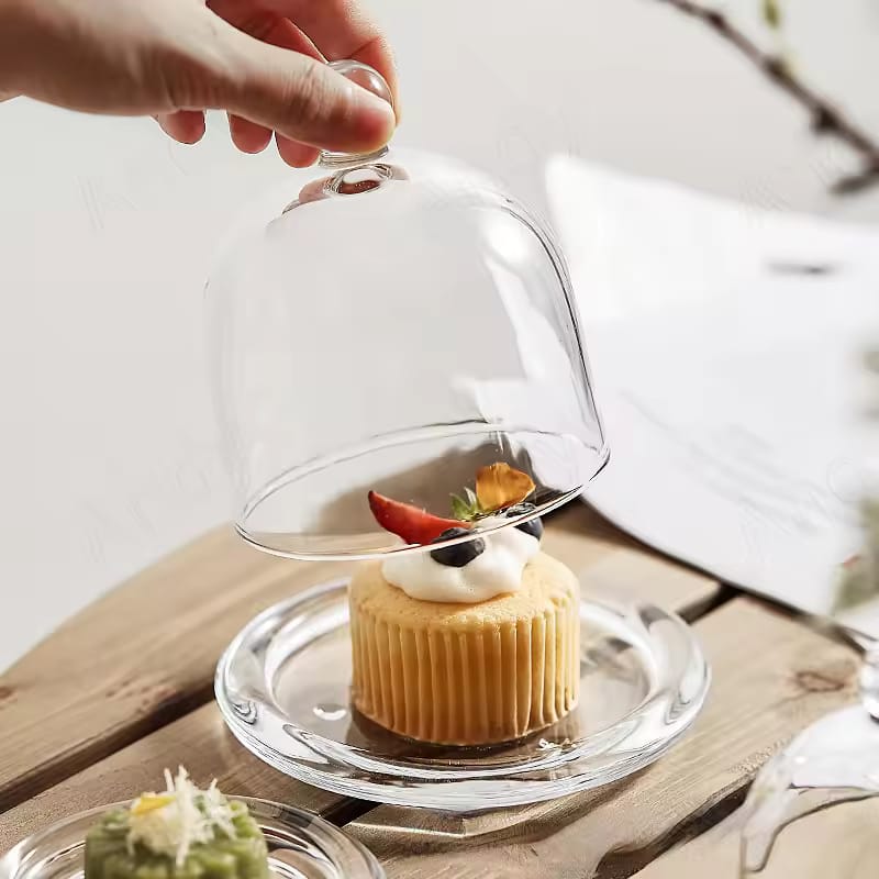 Dessert & Mini Cake Bowl With Bell lid