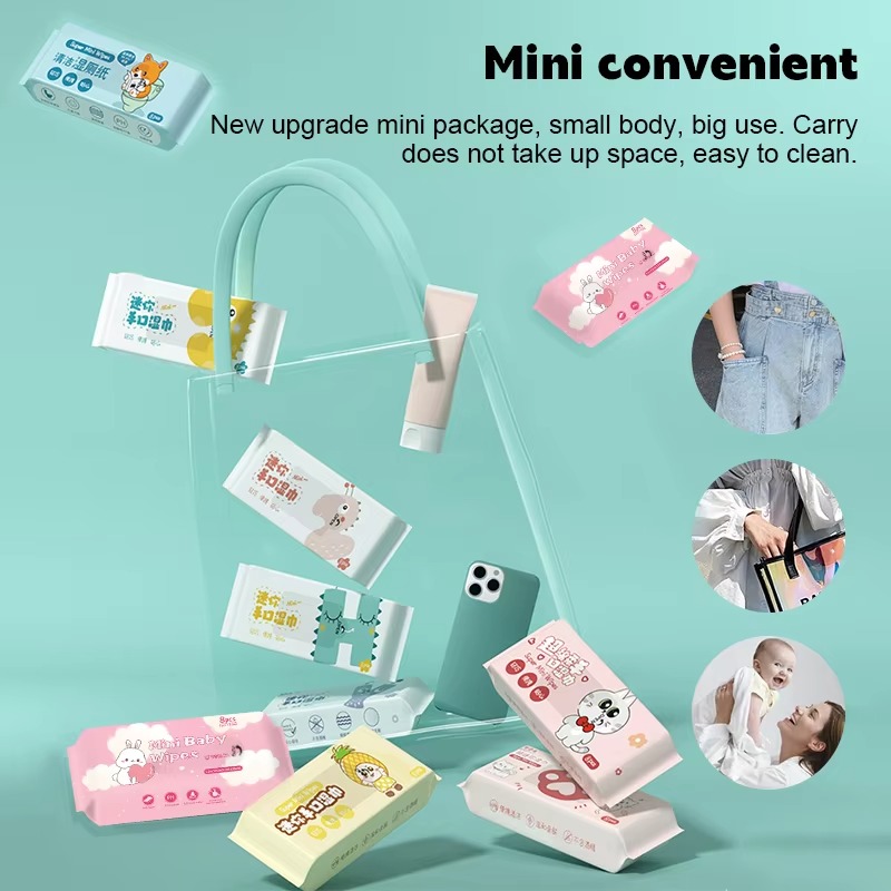 64 pcs Comfort Portable Wet Wipe