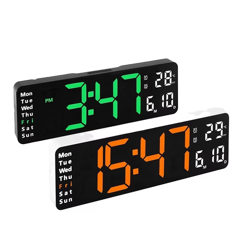 LED Display Digital Wall Clock