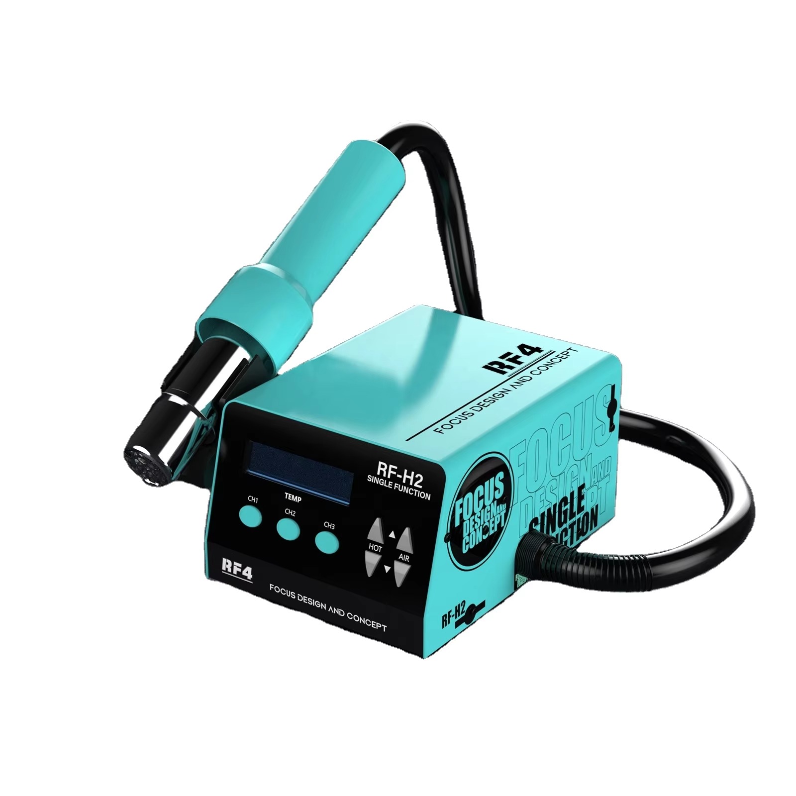 RF4 RF-H12 Hot Air Station with Stand Rework Adjustable Temperature Heat Gun for Mobile Phone BGA SMD Soldering Repair Tools