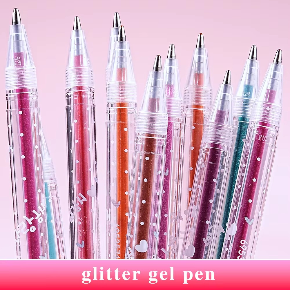12 Color Glitter Pens