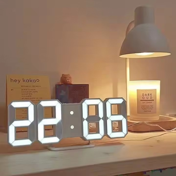 3D LED digital clock 