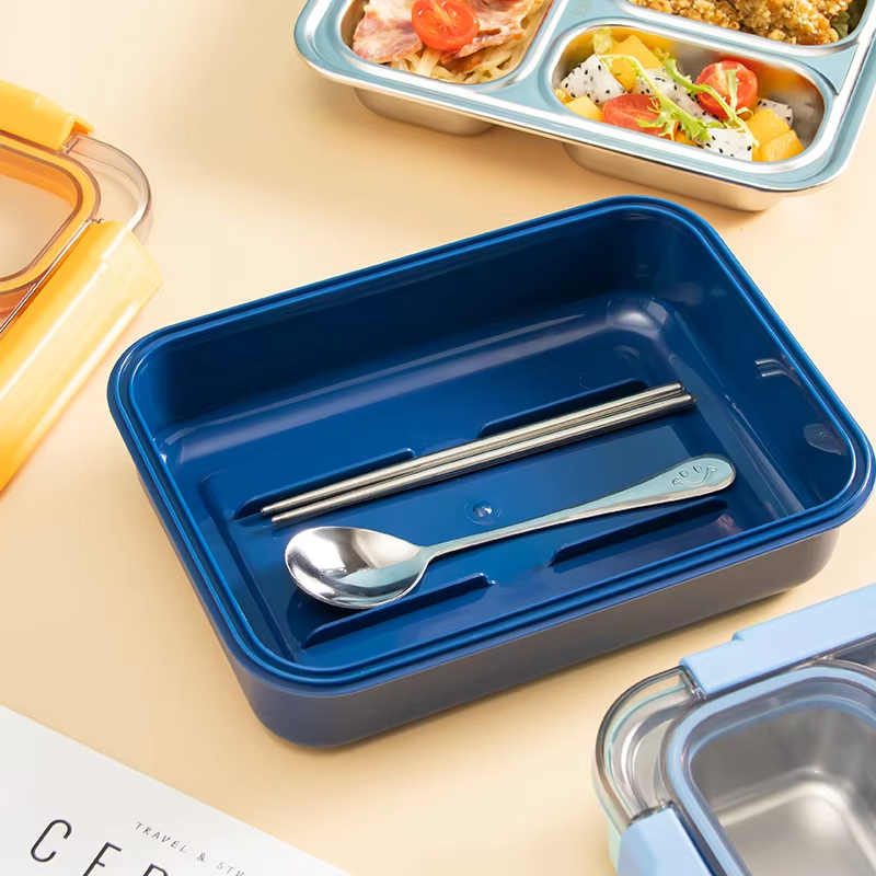 3 COMPARTMENT INSULATED LUNCH BOX 