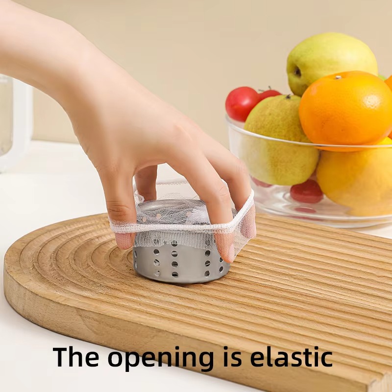 100 Pcs Disposable Sink Mesh Filters 