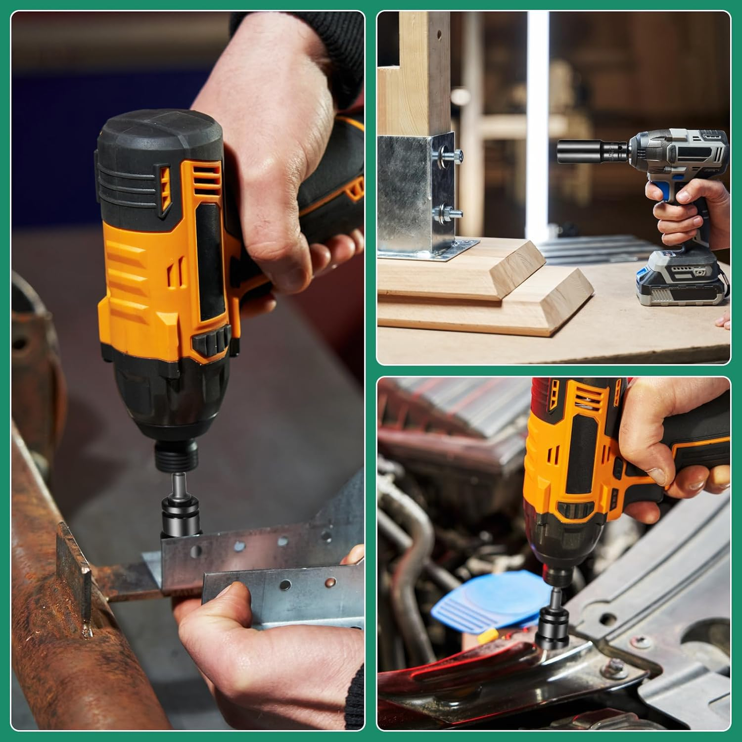 10pcs Black Long Style Hexagon Socket Wrench Set 