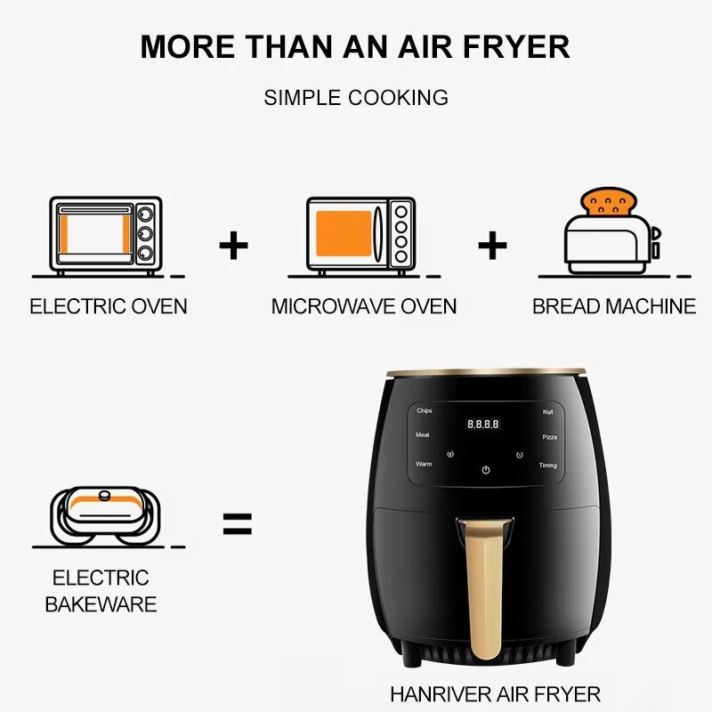 Multifunctional Smart New 6L Air Fryer