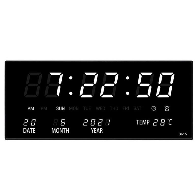 Digital wall clock 