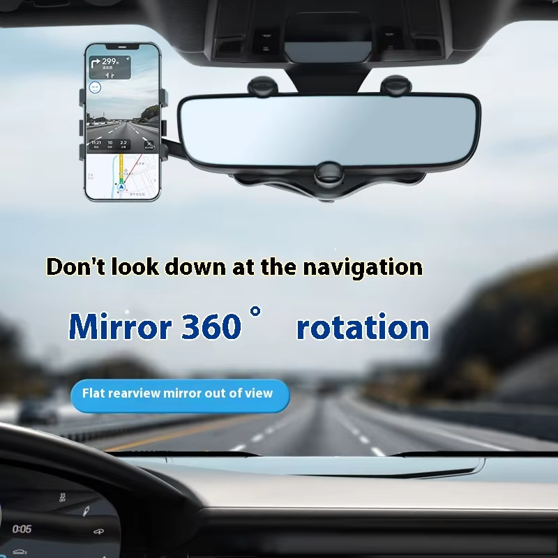 360 Car Rearview Mirror Phone Holder