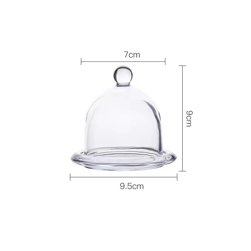 Dessert & Mini Cake Bowl With Bell lid