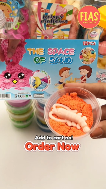 12 Pcs Magic Clay Sand