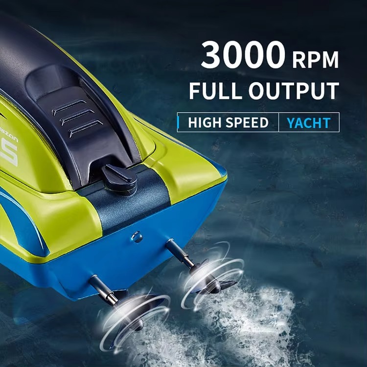 Dual Paddle Playing RC Boat