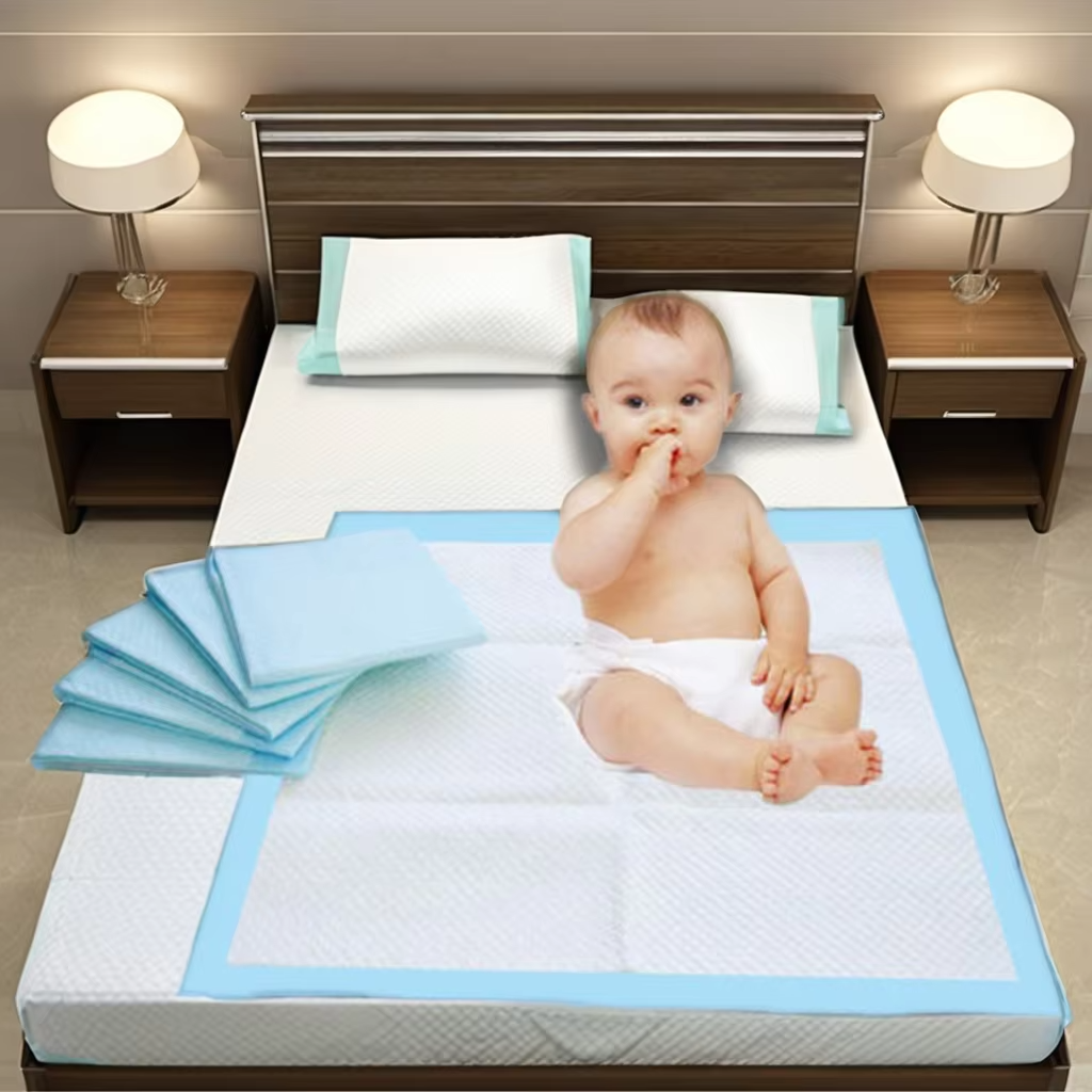 10 pcs baby disposable diaper sheets  ( 90 * 60 cm )