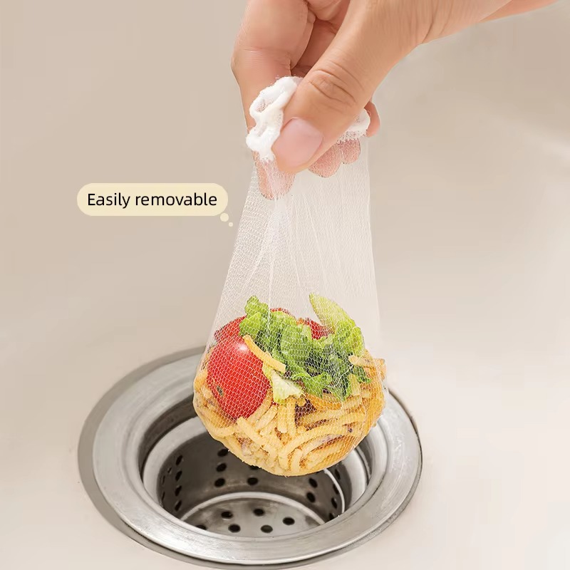 100 Pcs Disposable Sink Mesh Filters