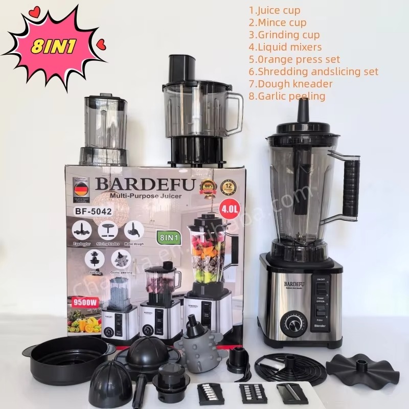 Electric Food Processor Heavy Duty Commercial Mixer and Grinder Juicer BF 5042
