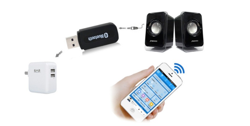 Bluetooth adapter USB car Bluetooth speaker receiver 