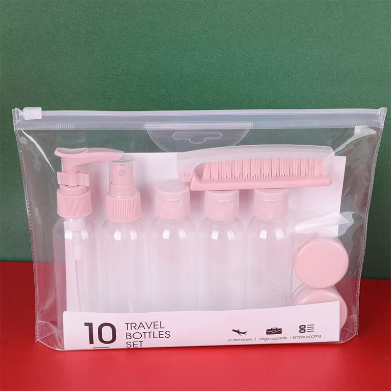 10 Pcs Travel Bottle Set