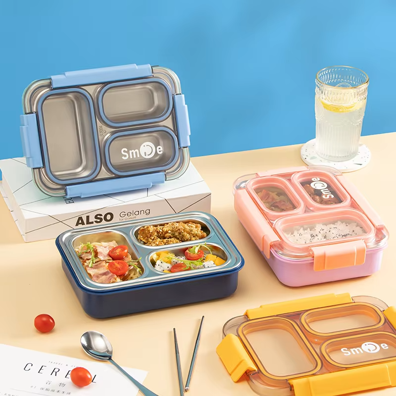 3 COMPARTMENT INSULATED LUNCH BOX 