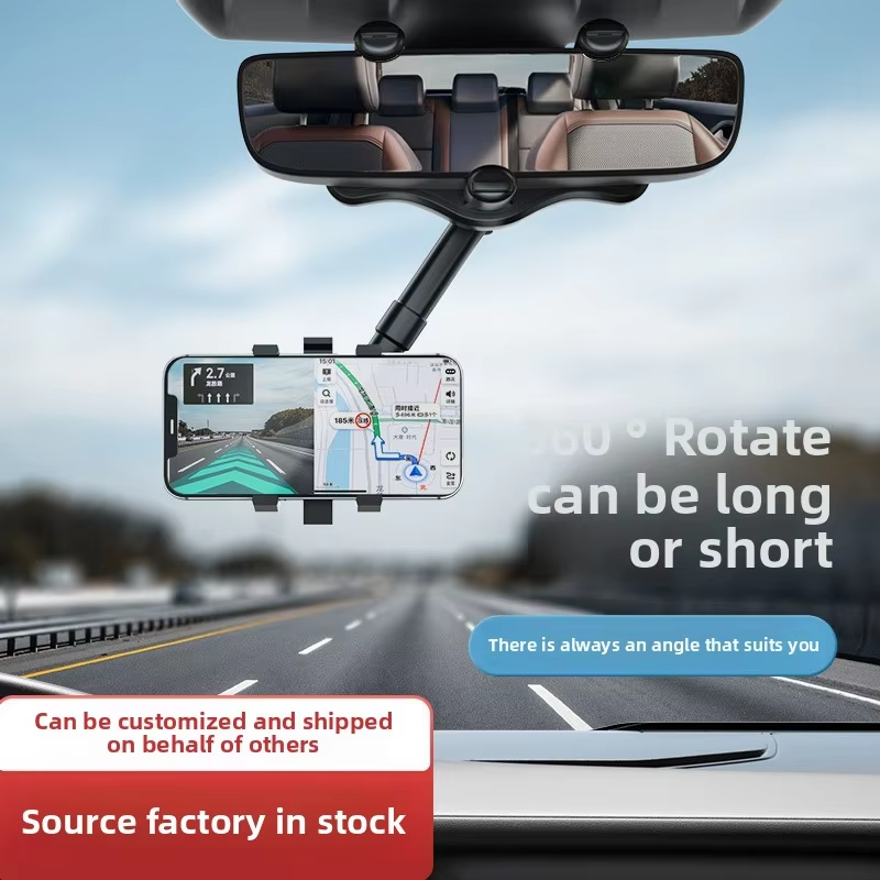 360 Car Rearview Mirror Phone Holder