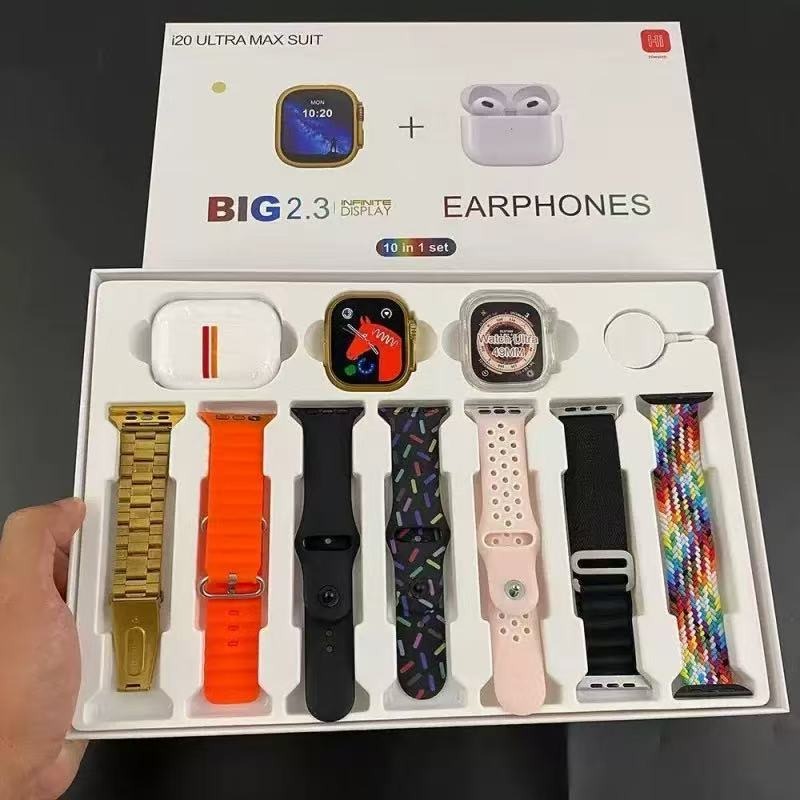 New Dial-Up Call Smart watch Case S9 ultra Companion Music Control Heart Rate Touch Screen Smartwatch Headset 2-In-1