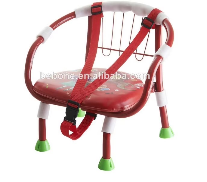 Metal Baby Chair Kids Low Chairs with Safety Belt 