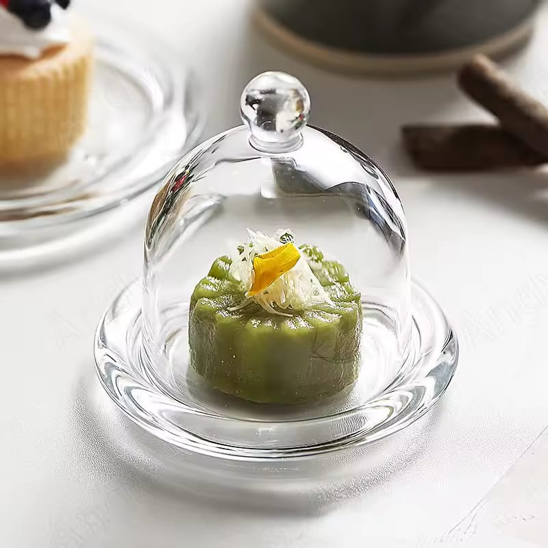 Dessert & Mini Cake Bowl With Bell lid