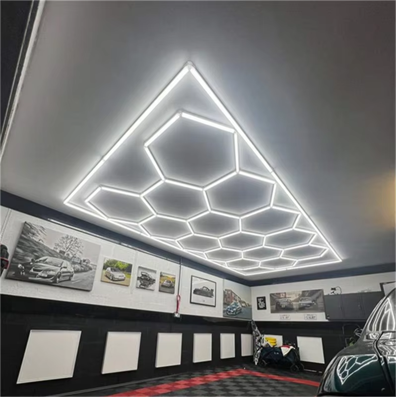 Led hexagon light