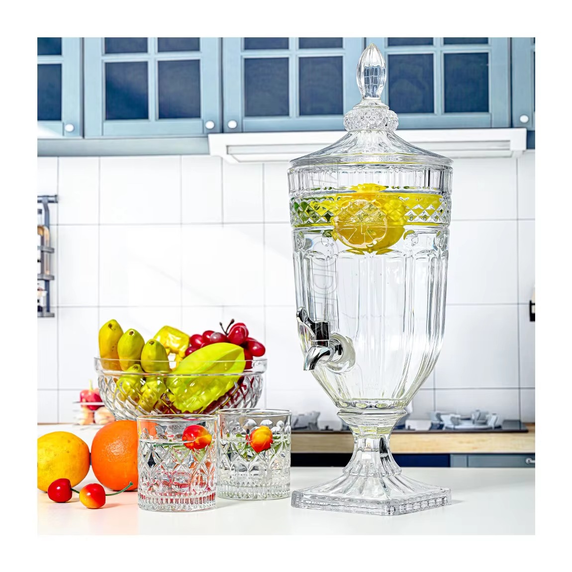 3L Glass Juice Dispenser
