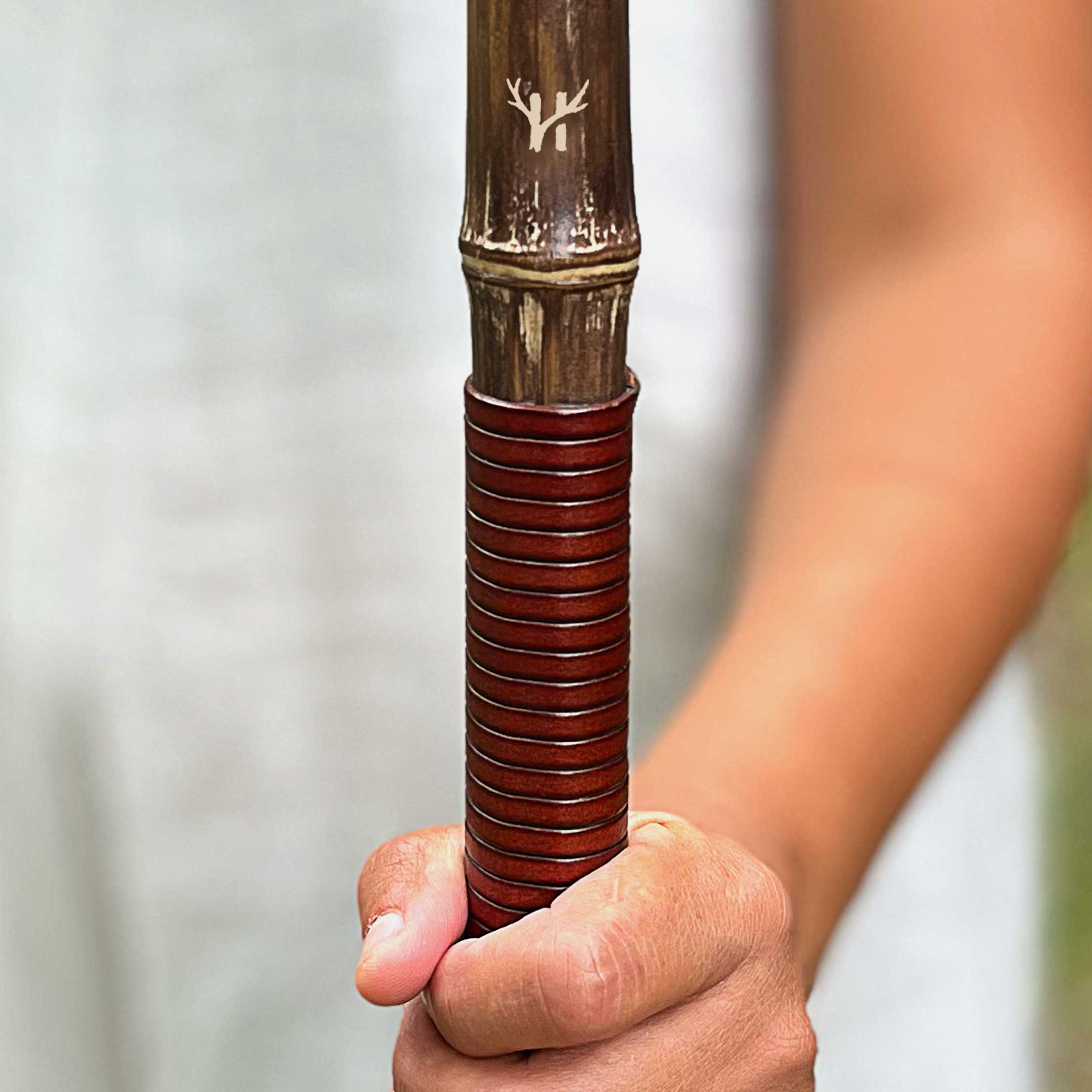 Bâton de pèlerin en bambou - taille L