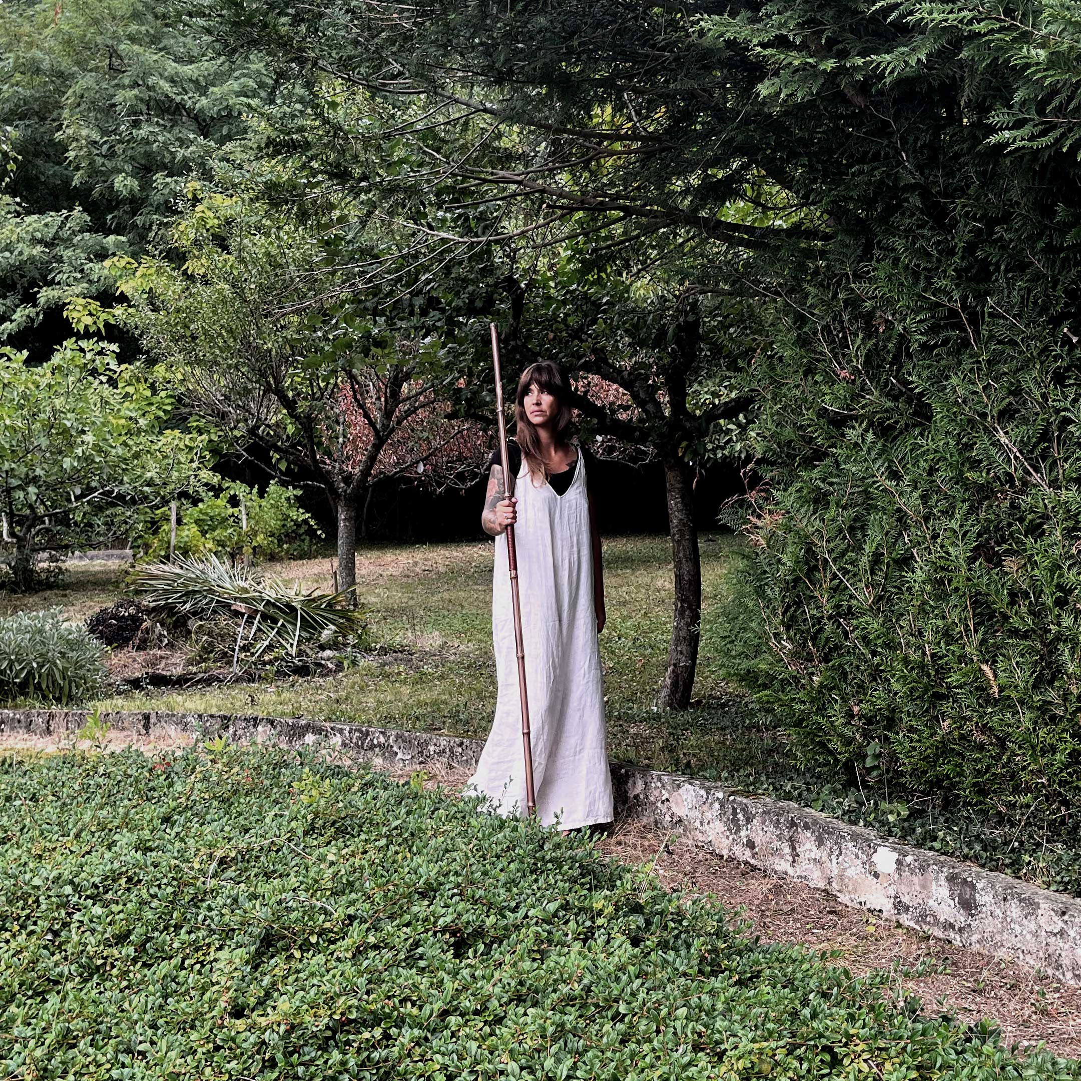 Bâton de pèlerin en bambou - taille L