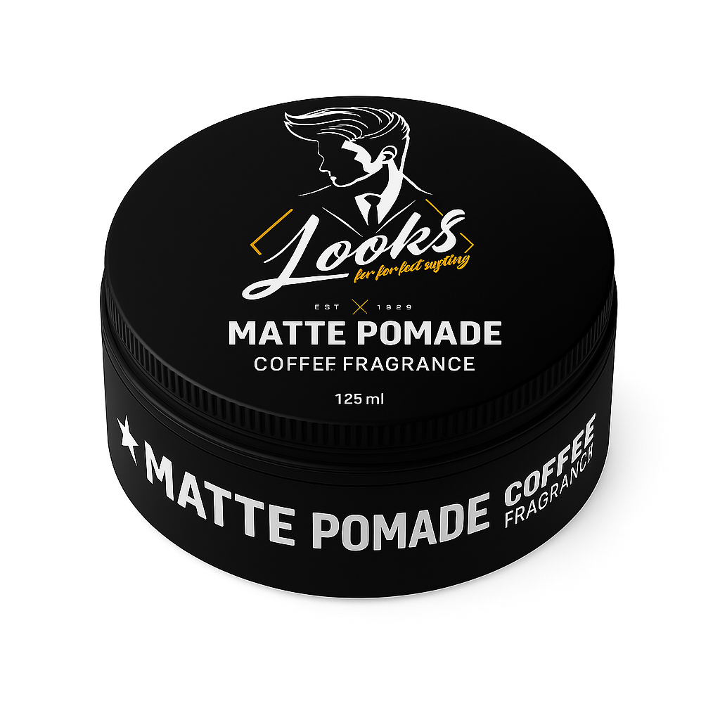 Matte Pomade LOOKS 125ml – Fixare puternică și finisaj uscat mat
