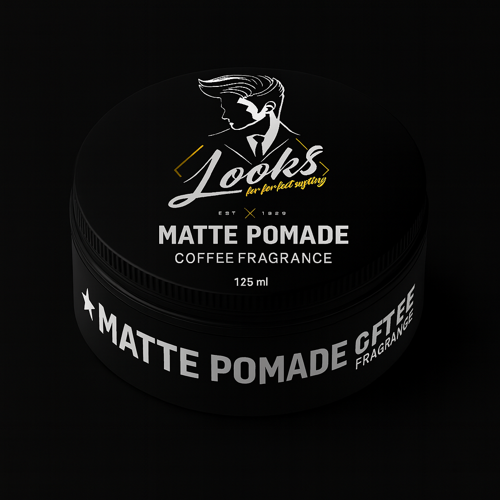 Matte Pomade LOOKS 125ml – Fixare puternică și finisaj uscat mat