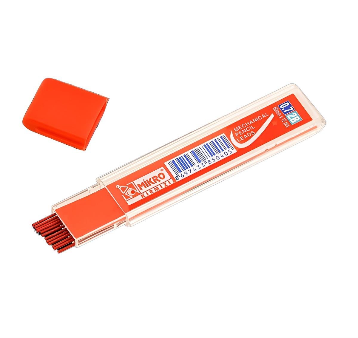 Mikro Min 0,7 Kırmızı Uç 2B 60mm