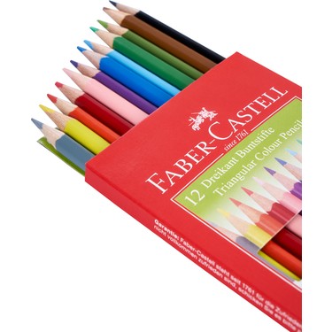 Faber Castell Karton Kutu Renkli Boya 12 li