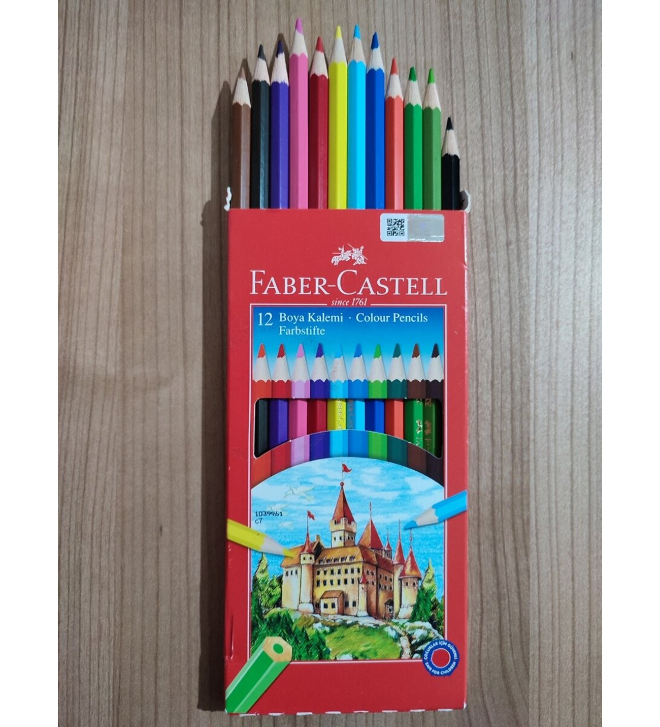 Faber Castell Karton Kutu Renkli Boya 12 li