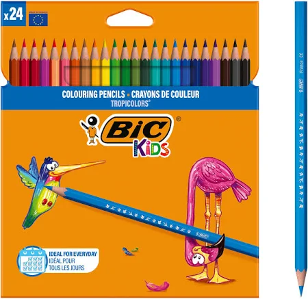 Bic Tropicolor2 Boya Kalemi Uzun 24`lü Kutu