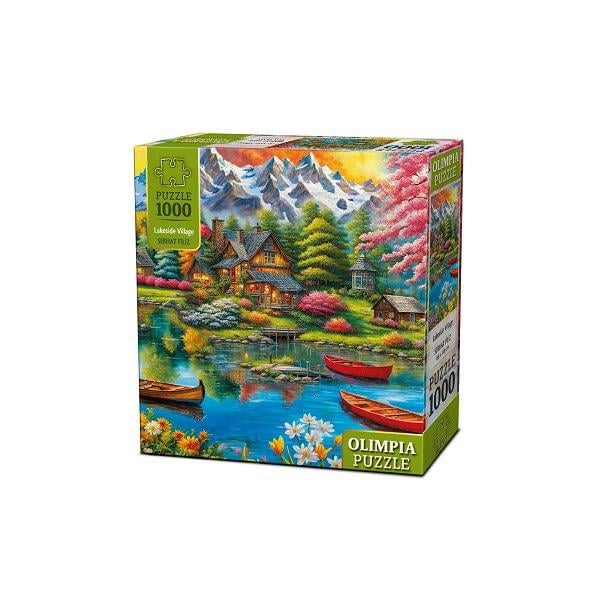 Olimpia Puzzle 1000 Parça Lakeside Village